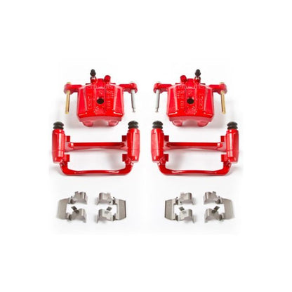 Power Stop 06-12 Mitsubishi Eclipse Rear Red Calipers w/Brackets - Pair PowerStop