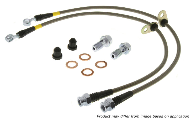 StopTech 93-98 Volkswagen Golf Stainless Steel Rear Brake Lines Stoptech