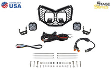 Load image into Gallery viewer, Diode Dynamics 17-24 Can-Am Maverick X3 Stage Series LED Grille Kit - Pro White Combo