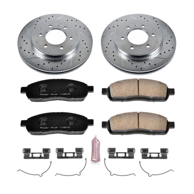 Power Stop 2009 Ford F-150 Front Z23 Evolution Sport Brake Kit PowerStop
