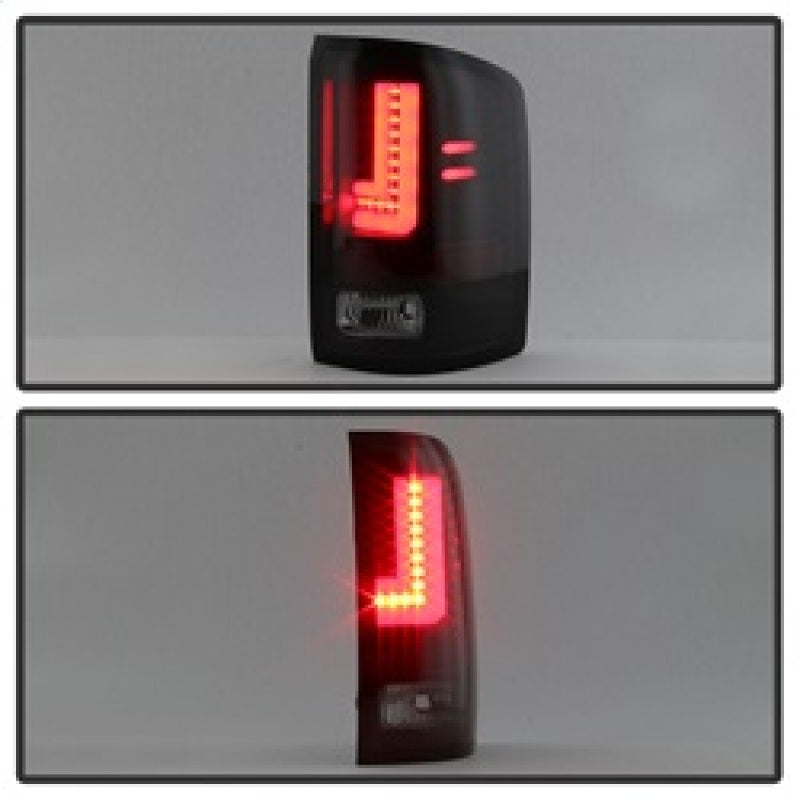 Spyder GMC Sierra 2016-2017 Light Bar LED Tail Lights - Black Smoke ALT-YD-GS16-LED-BSM SPYDER