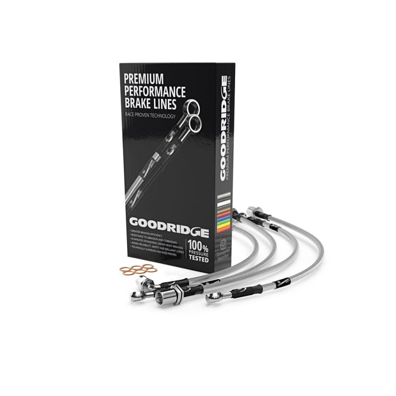Goodridge 17-23 Tesla Model 3 Stainless Steel Brake Lines Goodridge