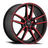 Konig Myth 18x8 5x108 ET43 Gloss Black w/ Red Tinted Clearcoat