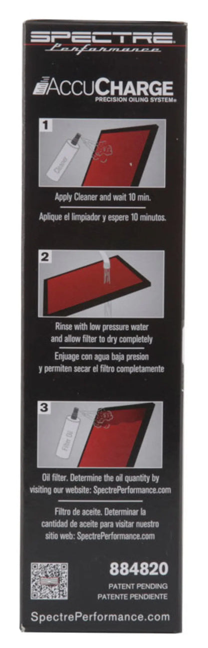Spectre Accucharge Kit for HPR Filters - Clear Spectre