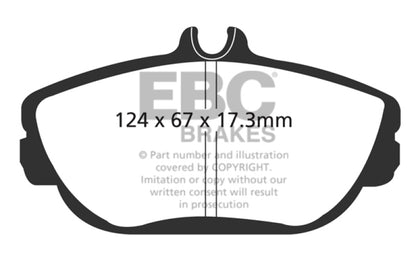 EBC Ultimax2 Front Brake Pads - UD601 EBC