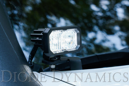 Diode Dynamics Stage Series 2 In LED Pod Sport - White Combo Standard ABL (Pair) Diode Dynamics