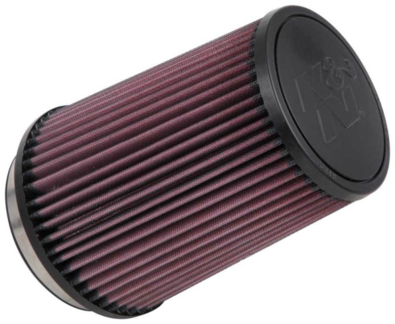 K&N Filter Universal Rubber Filter 4 inch Flange 5 3/8 inch Base 4 3/8 inch Top 7 inch Height K&N Engineering