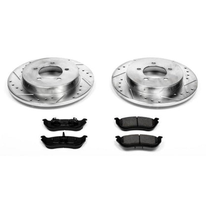 Power Stop 02-05 Ford Explorer Rear Z23 Evolution Sport Brake Kit PowerStop