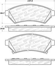 Load image into Gallery viewer, StopTech Premium Ceramic Brake Pads - 308.10750