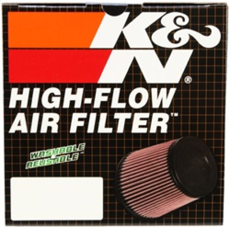 K&N Universal Rubber Filter Dual Flange Oval Tprd 3.75in Base O/S W x 3.438in Top O/S W x 6.75in H