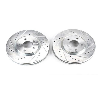 Power Stop 03-09 Chrysler PT Cruiser Front Evolution Drilled & Slotted Rotors - Pair PowerStop