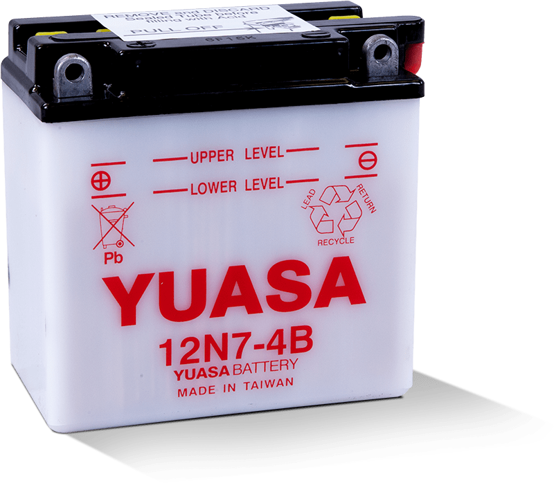 Yuasa 12N7-4B Conventional 12 Volt Battery Yuasa Battery