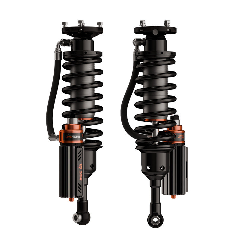 Fox 24-26 Toyota Land Cruiser 3.2 Factory Race Live Valve Front & Rear Coilovers (2-3in F / 0-2in R)