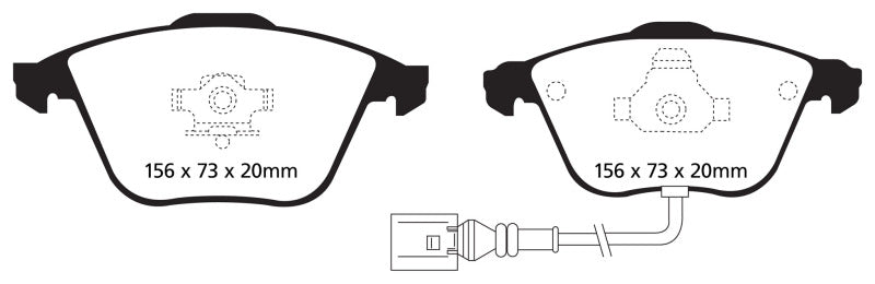 EBC GreenStuff Front Brake Pads - DP21594 EBC