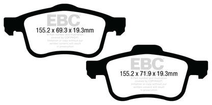 EBC YellowStuff Front Brake Pads - DP43026R EBC