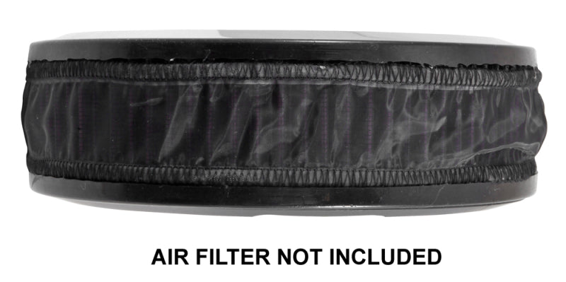 K&N Air Filter Wrap Black Round Height 2.5 in ID 7.5in