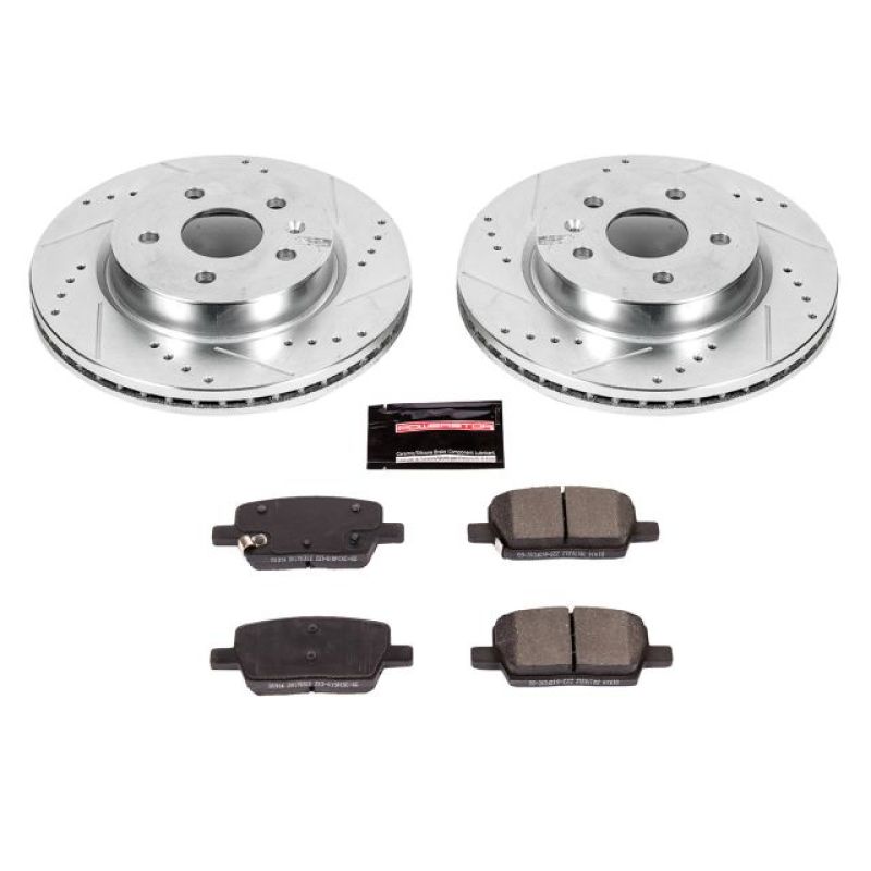 Power Stop 16-18 Cadillac CT6 Rear Z23 Evolution Sport Brake Kit PowerStop