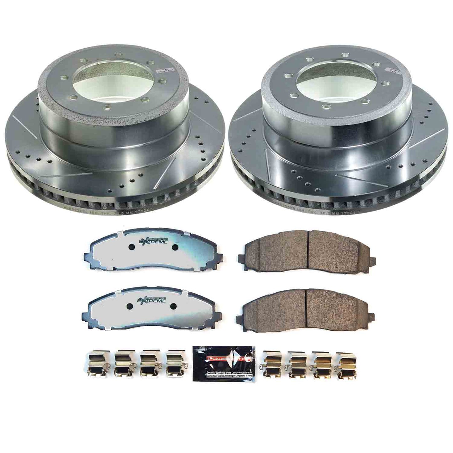 PowerStop K9213-36 Rear Z36 Truck & Tow Brake Kit for 2023-2024 Ford F-350 Super Duty