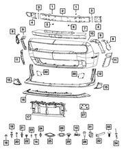 Load image into Gallery viewer, Genuine OEM Mopar Challenger Hood Seal Rivet (6500898) X1