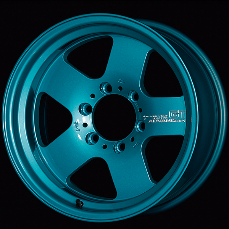 Advan YAQH7H-10KRTB GT Heavy 17X8.5 -10 6x139.7 Racing Turquoise Wheel