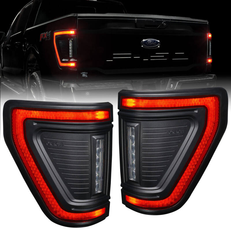 Oracle Lighting 21-24 Ford F-150 Flush Style LED Tail Lights ORACLE Lighting