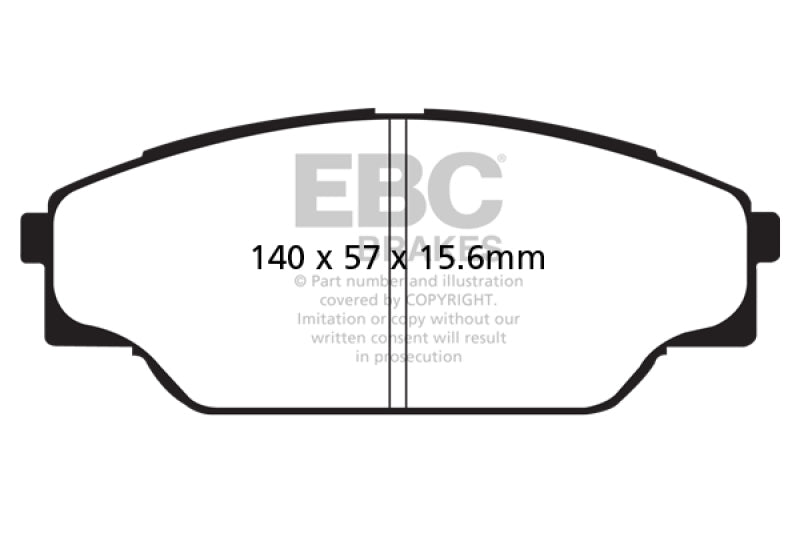 EBC GreenStuff Front Brake Pads - DP61713 EBC