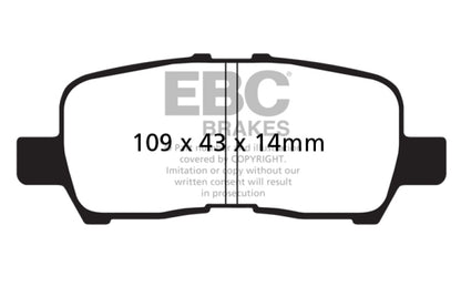 EBC Ultimax2 Rear Brake Pads - UD999 EBC