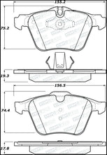 Load image into Gallery viewer, StopTech Premium Ceramic Front Brake Pads - 308.12402