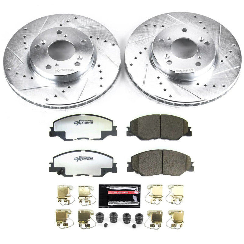 Power Stop 2022 Honda Civic Front Z26 Street Brake Kit PowerStop