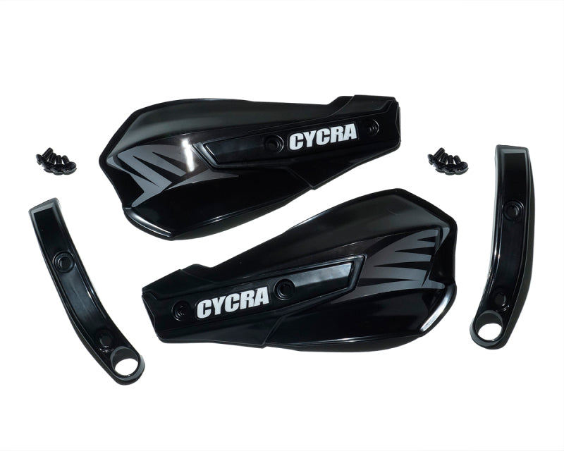 Cycra Vortex Replacement Hand Shields with Abrasion Guards - Black - 1CYC-1029-12