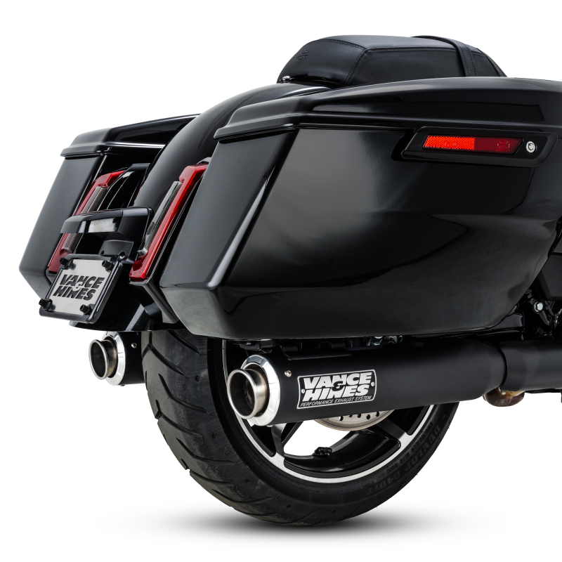 Vance & Hines 17-24 Harley Davidson Touring Supersport Slip-On - Black