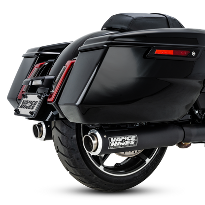 Vance & Hines 17-24 Harley Davidson Touring Supersport Slip-On - Black
