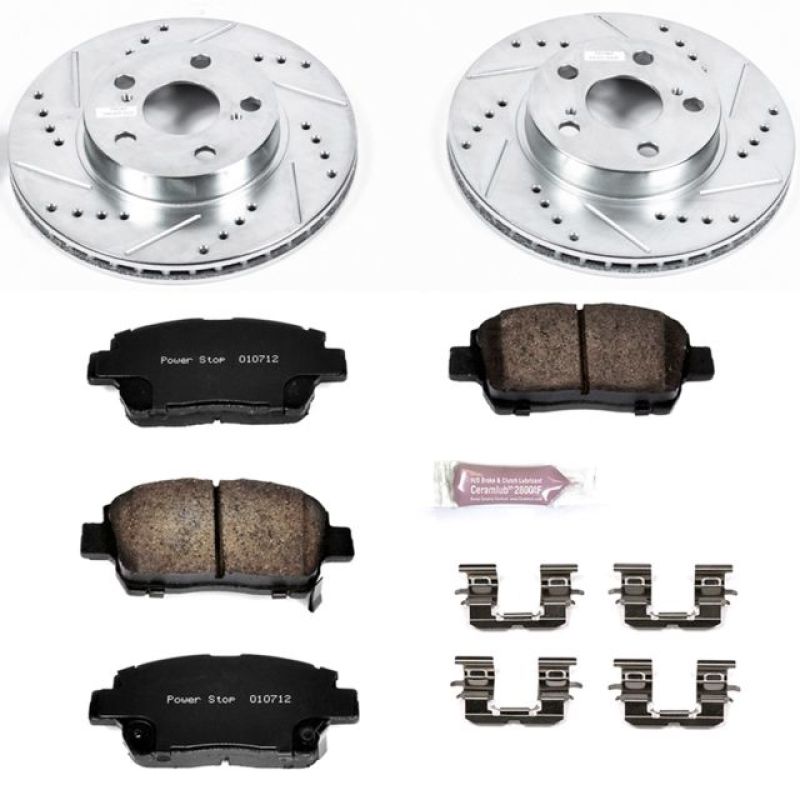 Power Stop 04-09 Toyota Prius Front Z23 Evolution Sport Brake Kit PowerStop