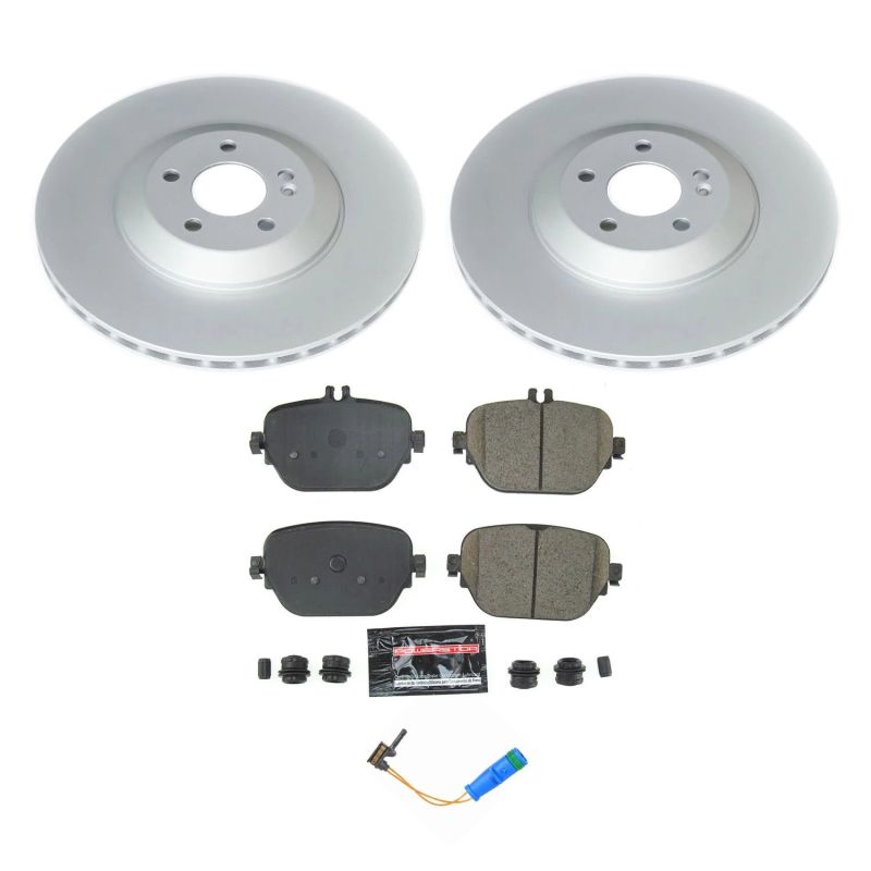 Power Stop 17-18 Mercedes-Benz E43 AMG Rear Z17 Evolution Geomet Coated Brake Kit PowerStop