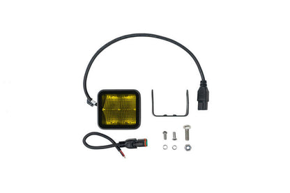 DV8 Offroad 3in Elite Series LED Amber Pod Light BE3EW40W-A