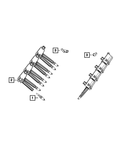 OEM Mopar Spark Plug (SP143877AB) X8