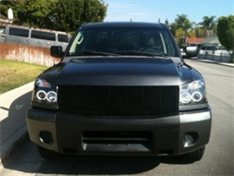 Spyder Nissan Titan 04-14/Armada 04-07 Projector Headlights CCFL Halo LED Blk PRO-YD-NTI04-CCFL-BK SPYDER