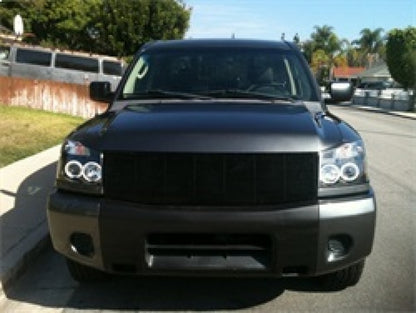 Spyder Nissan Titan 04-14/Armada 04-07 Projector Headlights CCFL Halo LED Blk PRO-YD-NTI04-CCFL-BK SPYDER
