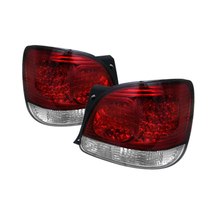 Spyder Lexus GS 300/400 98-05 LED Tail Lights Red Clear ALT-YD-LGS98-LED-RC SPYDER