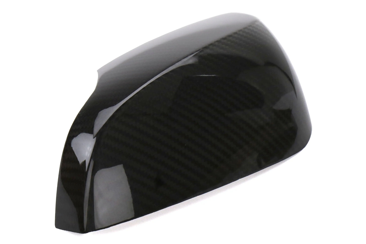 OLM Dry Carbon Fiber Mirror Covers (with Turn Signal Hole) - Gloss Carbon Fiber - 2015-2021 Subaru WRX / STI (With Turn Signal Holes)