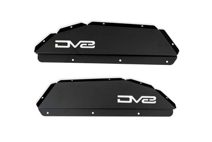 DV8 Offroad 20-24 Jeep Gladiator JT Rear Inner Fender Liners - Satin Black