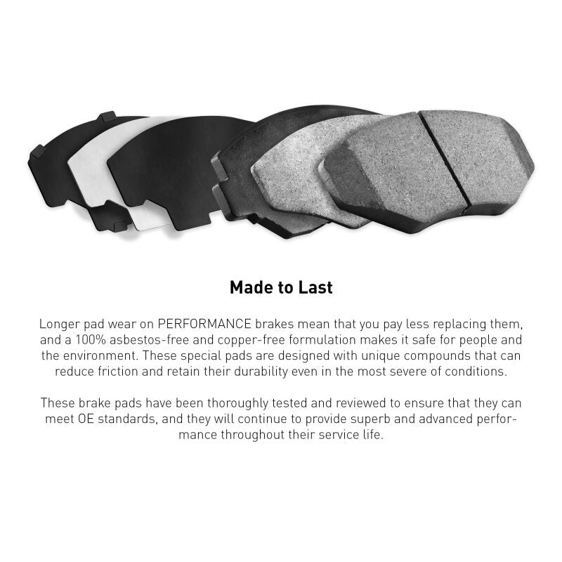 R1 97-08 Porsche Cayman Front Performance Sport Brake Pads
