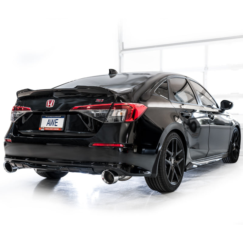 AWE Tuning 22+ Honda Civic Si/Acura Integra Track Edition Catback Exhaust - Dual Chrome Silver Tips AWE Tuning