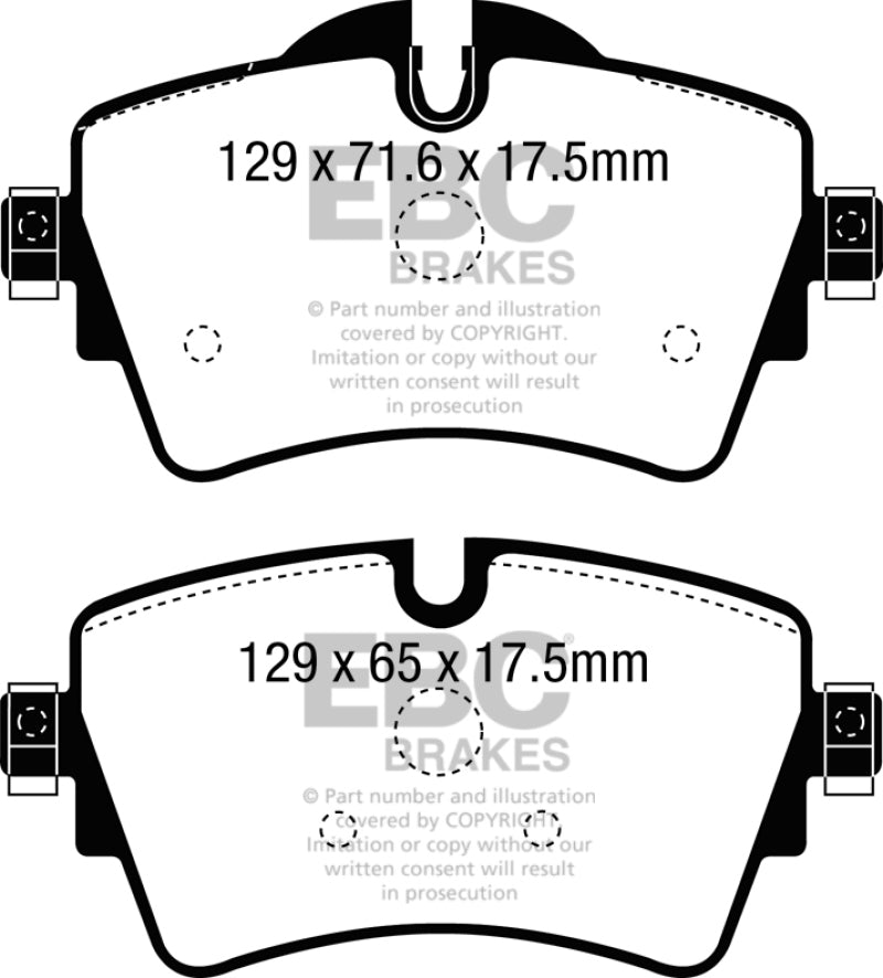 EBC Ultimax2 Front Brake Pads - UD1801 EBC