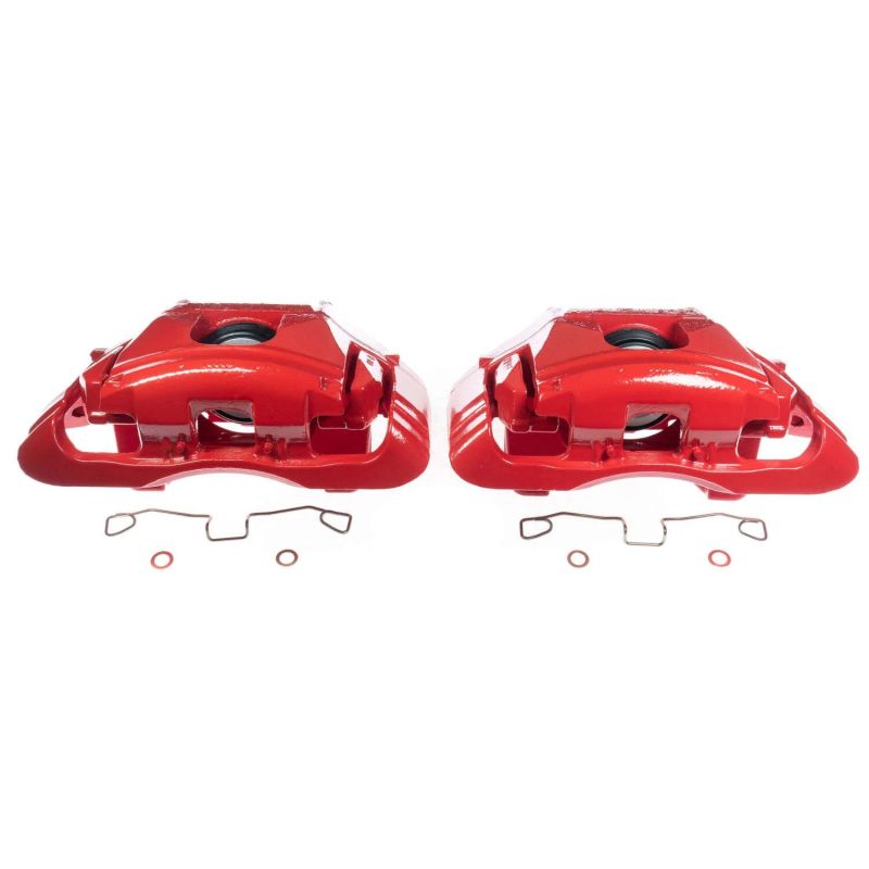 Power Stop 03-04 Audi A6 Front Red Calipers - Pair PowerStop