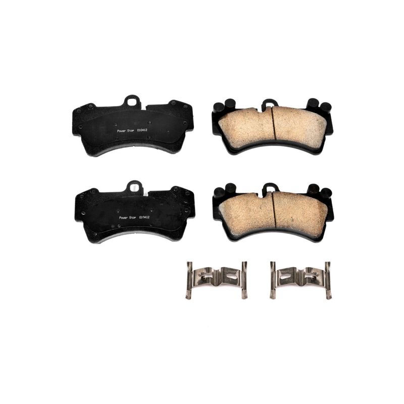 Power Stop 07-15 Audi Q7 Front Z17 Evolution Ceramic Brake Pads w/Hardware PowerStop