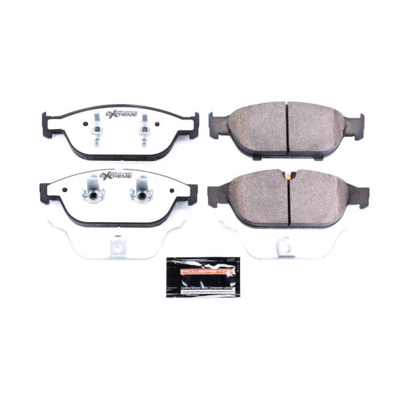 Power Stop 16-18 Audi A6 Front Z26 Extreme Street Brake Pads w/Hardware PowerStop