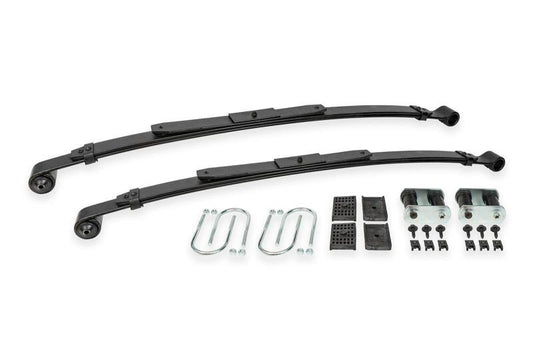 BMR 67-69 GM F-Body / 68-74 X-Body 3in Drop Rear Lowering Leaf Springs w/ Install Kit - Black