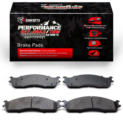 R1 03-08 Dodge Ram 4000 Front Performance Off-Road/Tow Brake Pads