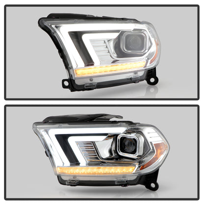 Spyder Dodge Durango 11-13 Halogen Model Only Projector Headlights - Chrome PRO-YD-DDU11SI-C SPYDER